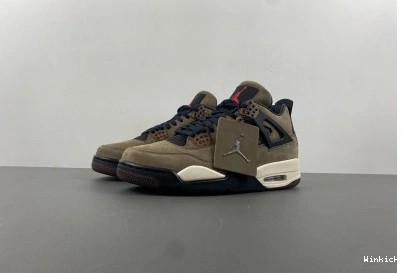 Jordan Scott AJ4-882335 x 4 Air Travis Retro Brown 1001